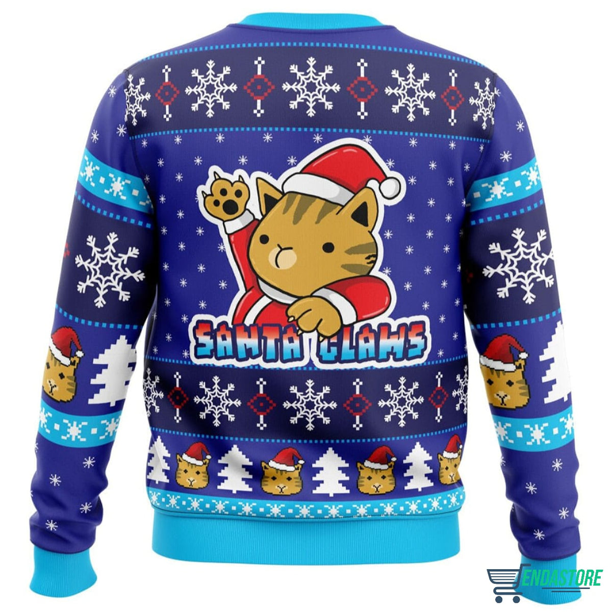 Kitty Claws 3D Ugly Christmas Sweater - Holiday Gift product image 2