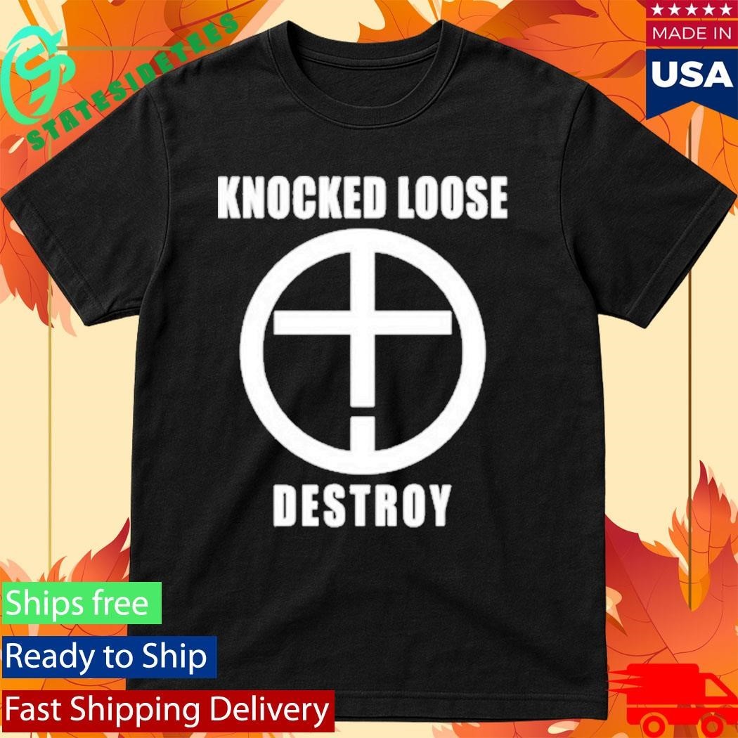 Knocked Loose Destroy Sound And Fury 2025 - Adult & Kids T-Shirts, Sweatshirts & Hoodies apparel design preview 1