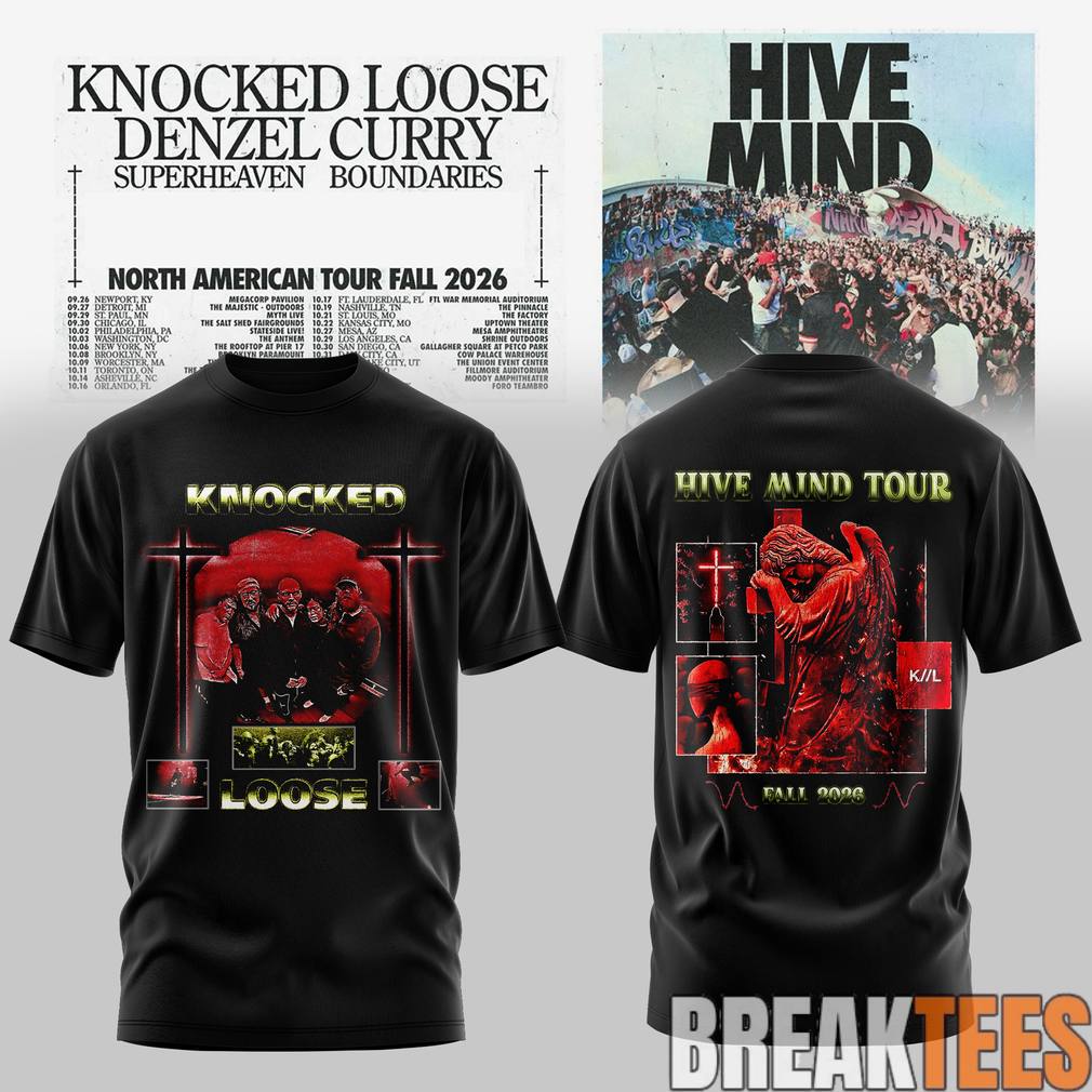 Knocked Loose Hive Mind Tour 2026 - Adult & Kids T-Shirts, Sweatshirts & Hoodies apparel design preview 1