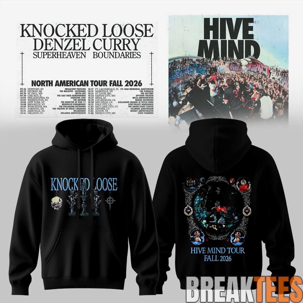 Knocked Loose Hive Mind Tour 2026 Special - Adult & Kids T-Shirts, Sweatshirts & Hoodies apparel design preview 1