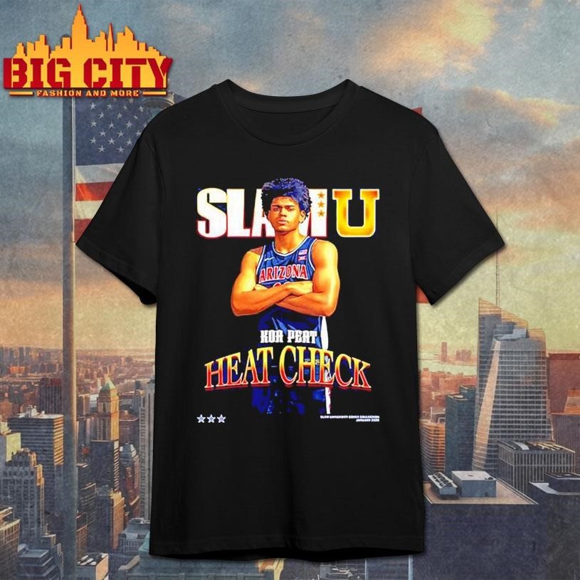 Koa Peat Arizona Wildcats Heart Check SlamU - Adult & Kids T-Shirts, Sweatshirts & Hoodies apparel design preview 1