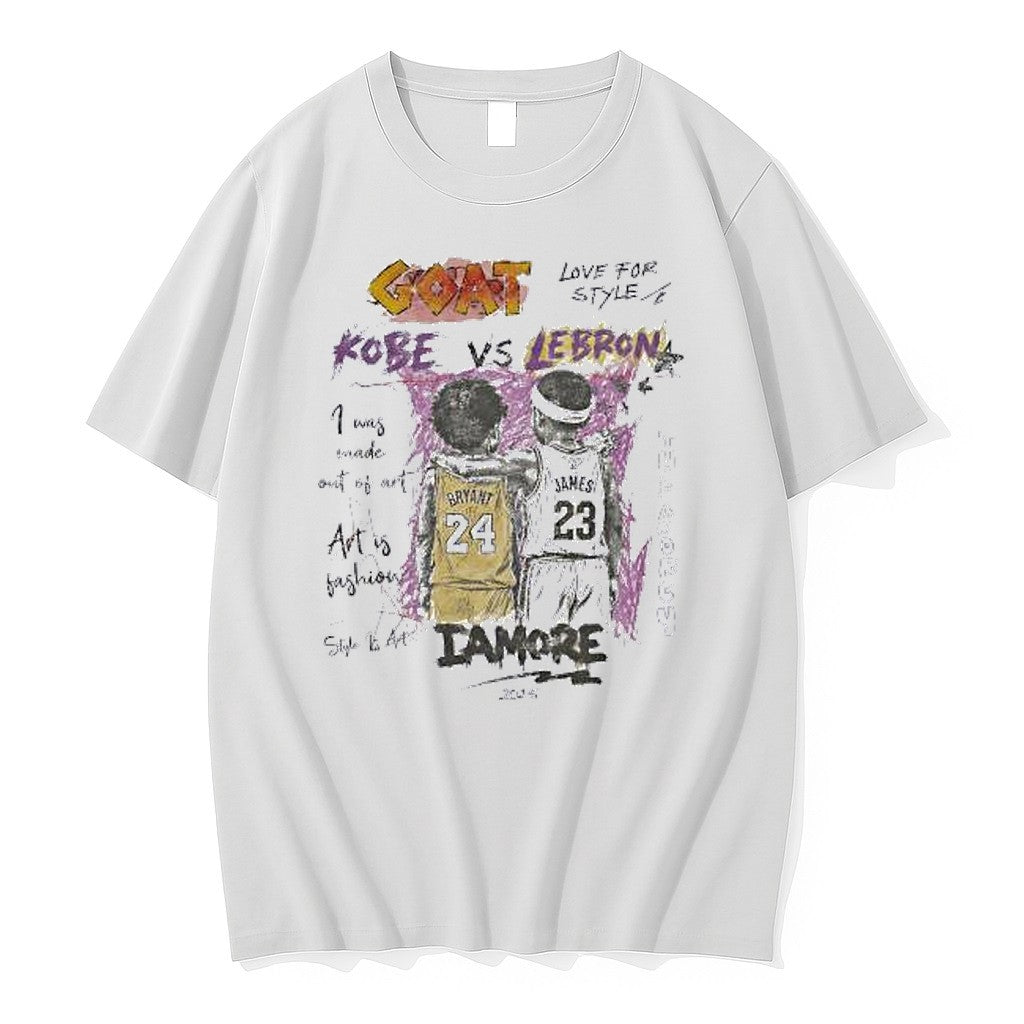 Kobe Vs Lebron Goat I Am More Art Sweater Jpg - Adult & Kids T-Shirts, Sweatshirts & Hoodies apparel design preview 1