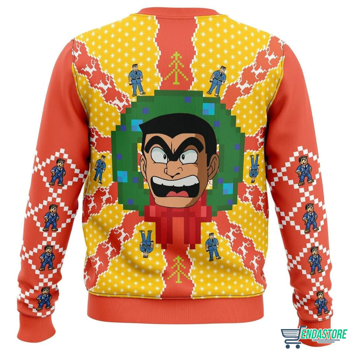 KochiKame Tokyo Beat Cops 3D Christmas Sweater - Holiday Gift product image 2
