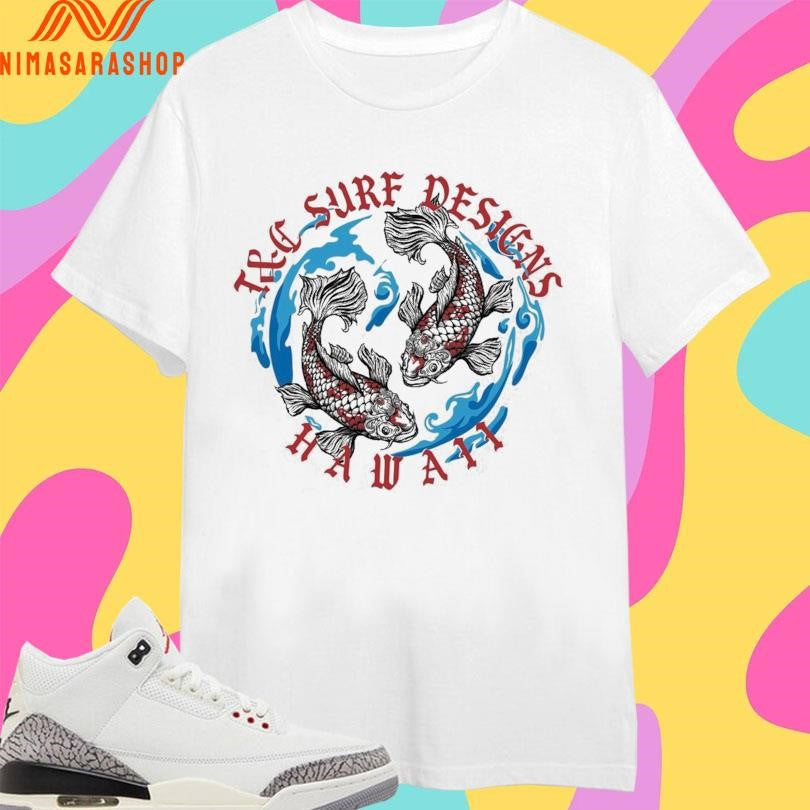 Koi Royalty T&amp;C Surf Designs Hawaii - Adult & Kids T-Shirts, Sweatshirts & Hoodies apparel design preview 1