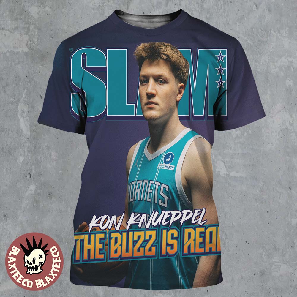 Kon Knueppel Charlotte Hornets SLAM 261 Cover The - Adult & Kids T-Shirts, Sweatshirts & Hoodies apparel design preview 1