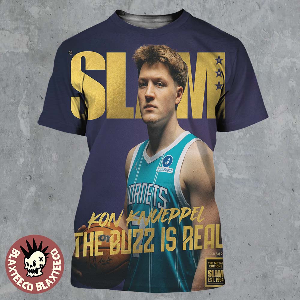 Kon Knueppel Charlotte Hornets SLAM 261 Cover The - Adult & Kids T-Shirts, Sweatshirts & Hoodies apparel design preview 1