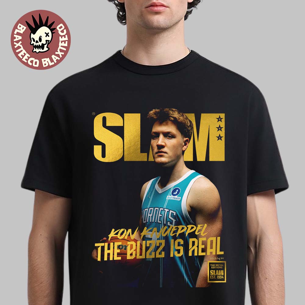 Kon Knueppel Charlotte Hornets SLAM 261 Cover The - Adult & Kids T-Shirts, Sweatshirts & Hoodies apparel design preview 1