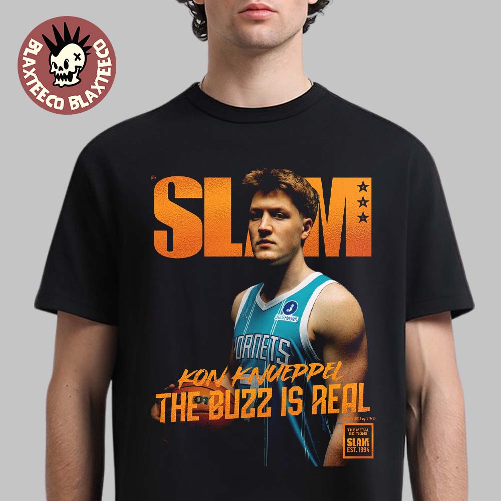 Kon Knueppel Charlotte Hornets SLAM 261 Cover The - Adult & Kids T-Shirts, Sweatshirts & Hoodies apparel design preview 1