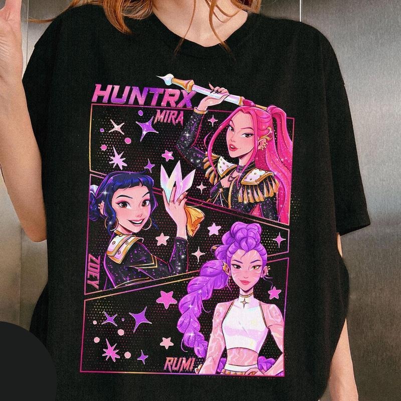 Kpop Demon Hunters Jinu Manga Huntrix Hunter Saja - Adult & Kids T-Shirts, Sweatshirts & Hoodies apparel design preview 1