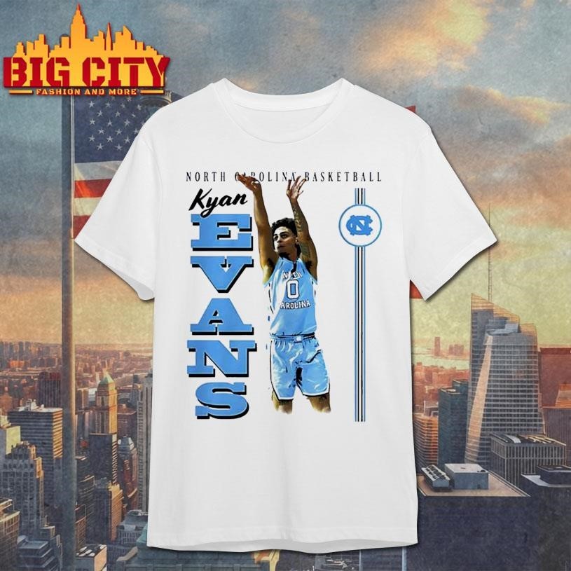 Kyan Evans North Carolina Tar Heels Portrait - Adult & Kids T-Shirts, Sweatshirts & Hoodies apparel design preview 1