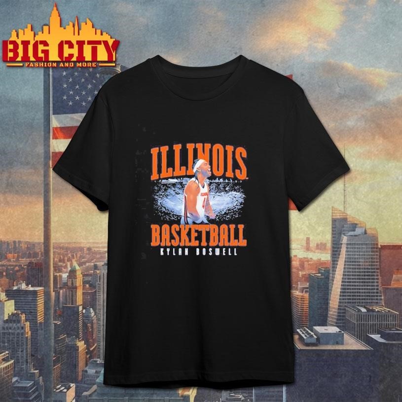 Kylan Boswell Illinois Fighting Illini Classic - Adult & Kids T-Shirts, Sweatshirts & Hoodies apparel design preview 1