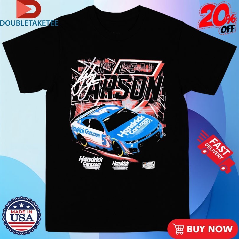 Kyle Larson Classic Ink #5 Hendrickcars.com Nascar - Adult & Kids T-Shirts, Sweatshirts & Hoodies apparel design preview 1