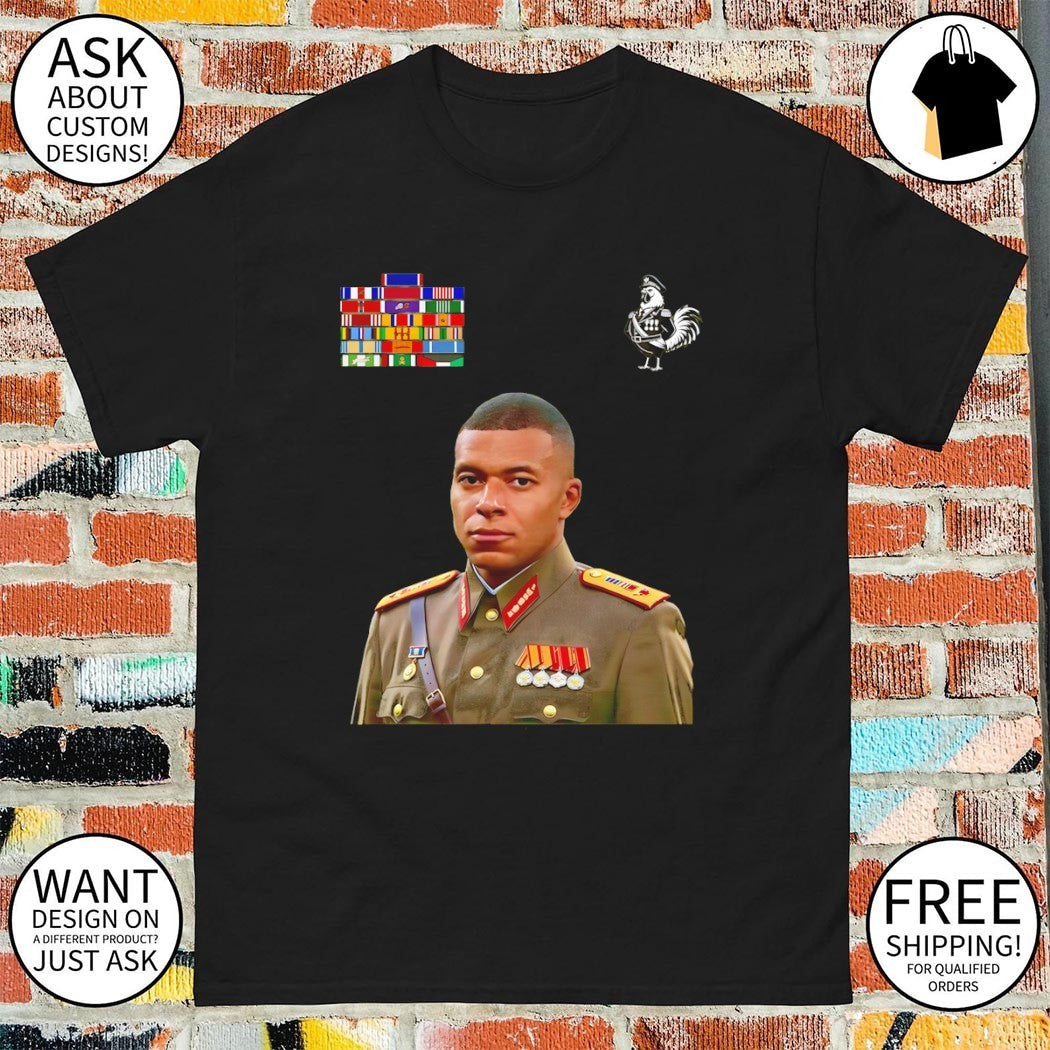 Kylian Mbappe Dictator France Soccer World Cup 2026 - Adult & Kids T-Shirts, Sweatshirts & Hoodies apparel design preview 1