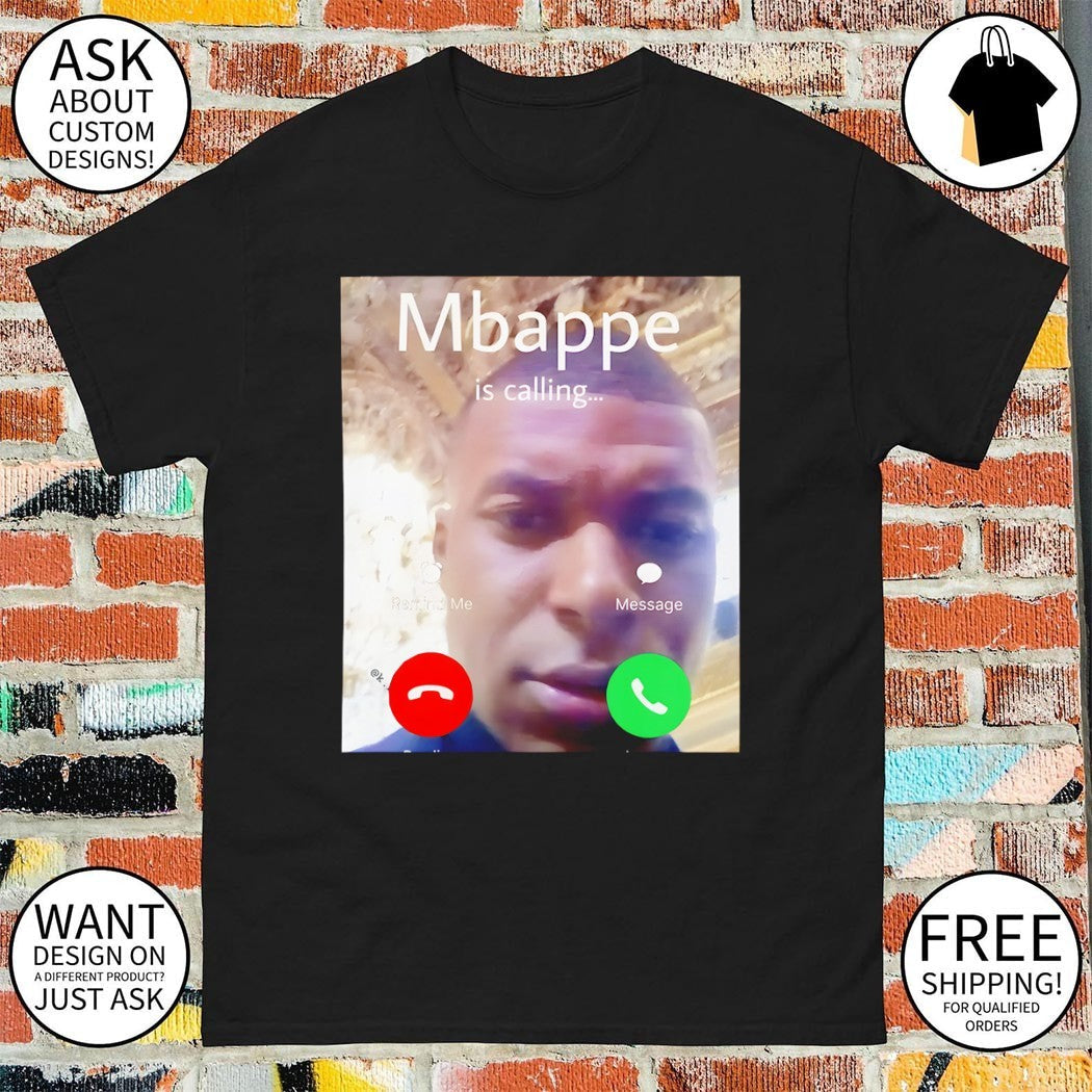 Kylian Mbappe is Calling France World Cup 2026 AFA - Adult & Kids T-Shirts, Sweatshirts & Hoodies apparel design preview 1