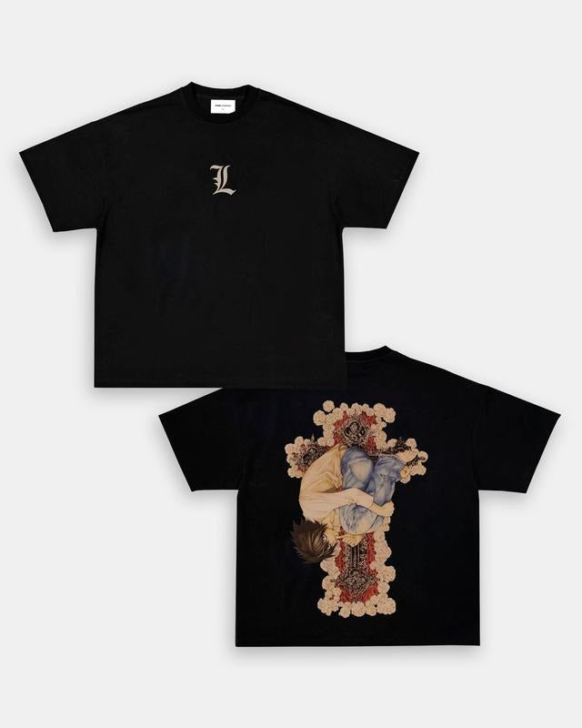 L Death Note Anime Vintage Retro - Adult & Kids T-Shirts, Sweatshirts & Hoodies apparel design preview 1