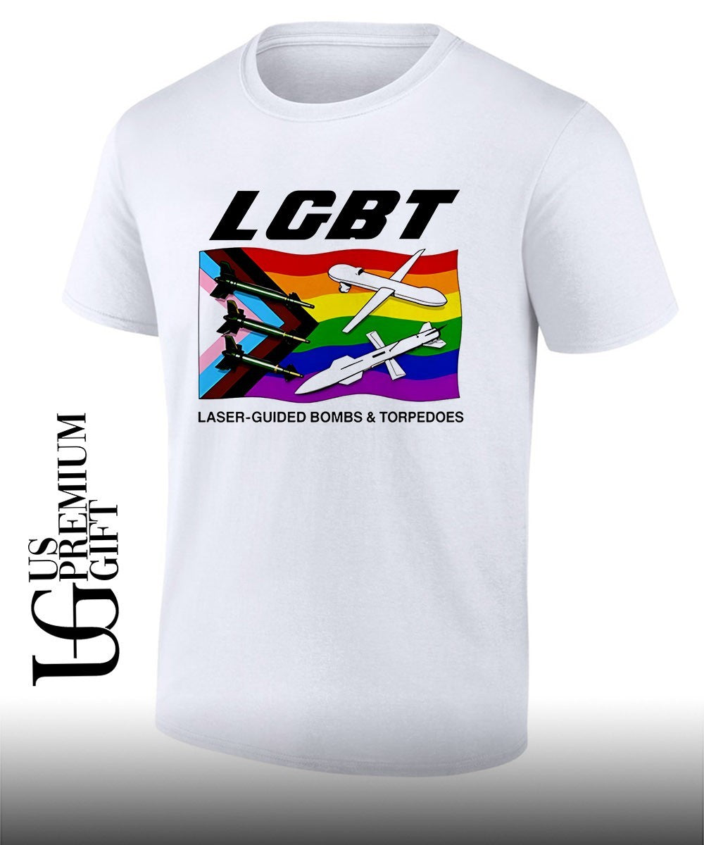 LGBT Laser Guided Bombs and Torpedoes flag - Adult & Kids T-Shirts, Sweatshirts & Hoodies apparel design preview 1
