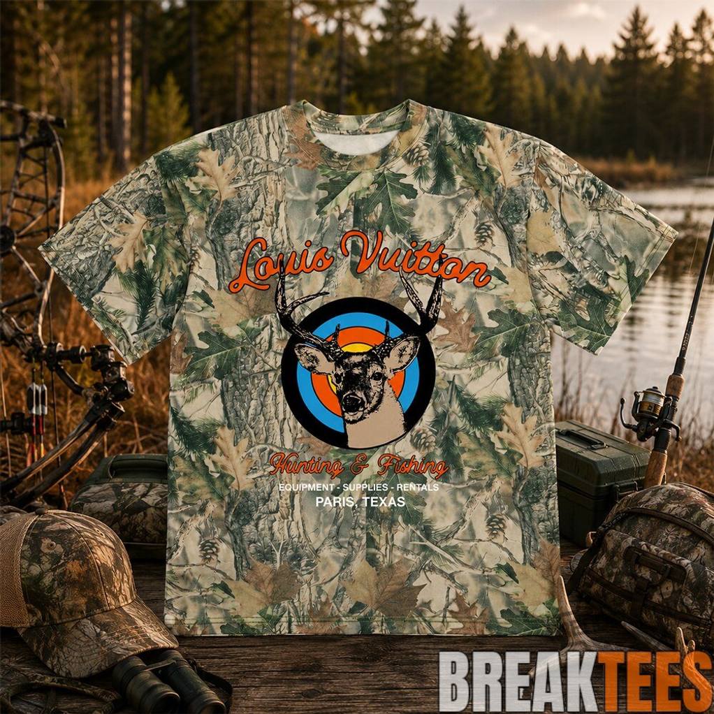 LV Hunting And Fishing Camouflage - Adult & Kids T-Shirts, Sweatshirts & Hoodies apparel design preview 1
