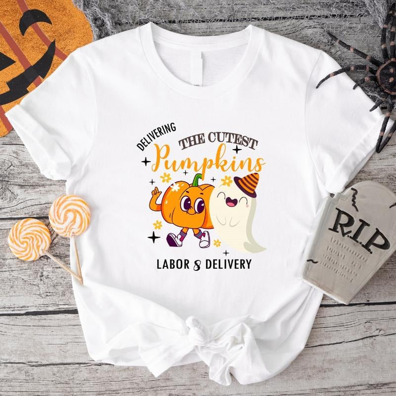 Labor Delivery Halloween Deliver Cutest Little - Adult & Kids T-Shirts, Sweatshirts & Hoodies apparel design preview 1