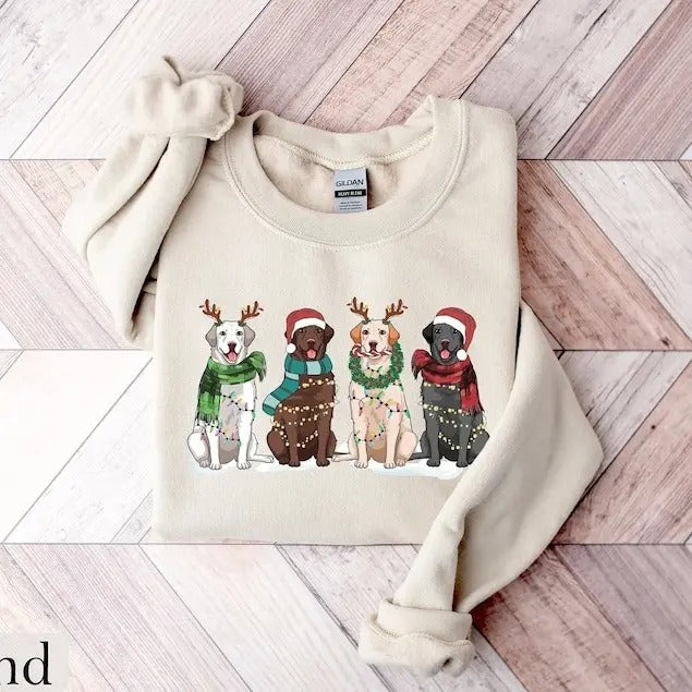 Labrador Retriever Dog Mom Lover New Year - Adult & Kids T-Shirts, Sweatshirts & Hoodies apparel design preview 1