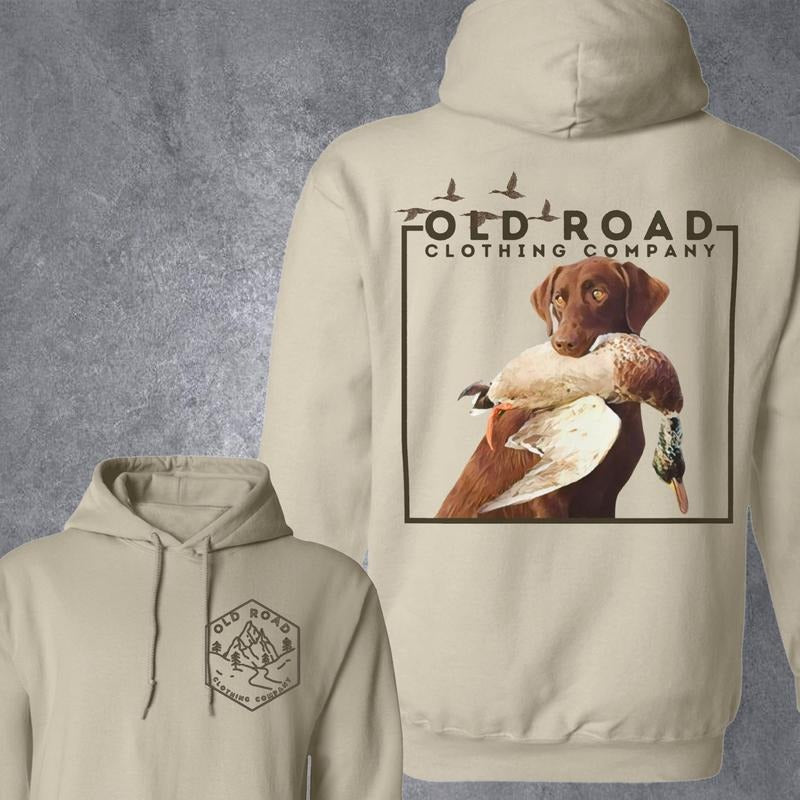 Labrador Retriever Duck Hunting Two Sided Lab - Adult & Kids T-Shirts, Sweatshirts & Hoodies apparel design preview 1