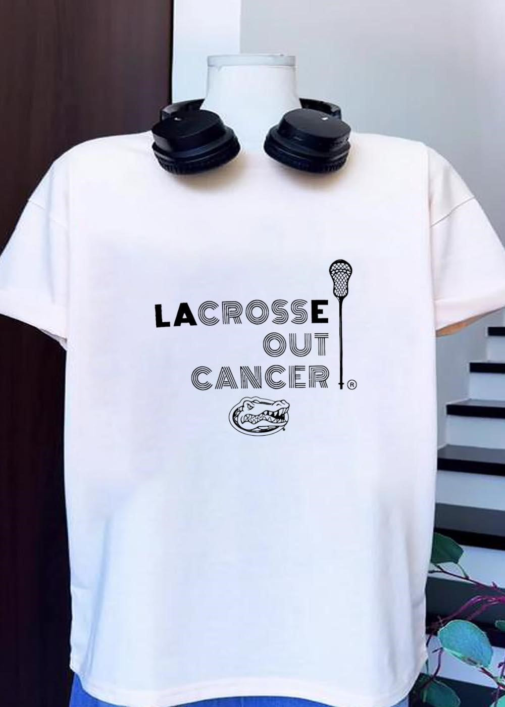Lacrosse Out Cancer Florida Gators - Adult & Kids T-Shirts, Sweatshirts & Hoodies apparel design preview 1