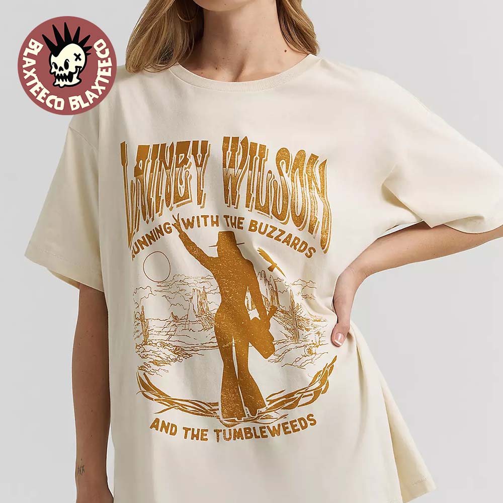 Lainey Wilson X Wrangler Running With The Buzzards - Adult & Kids T-Shirts, Sweatshirts & Hoodies apparel design preview 1