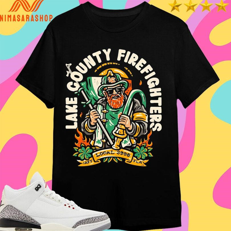 Lake County Firefighters Local 3990 Iaff Fla - Adult & Kids T-Shirts, Sweatshirts & Hoodies apparel design preview 1