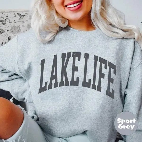 Lake Life Travel Lover Adventurer Vacation Camper - Adult & Kids T-Shirts, Sweatshirts & Hoodies apparel design preview 1