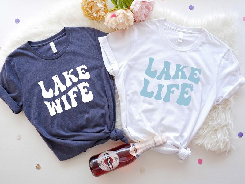Lake Wife Life Matching Bachelorette Party Bridesmaid - Adult & Kids T-Shirts, Sweatshirts & Hoodies apparel design preview 1