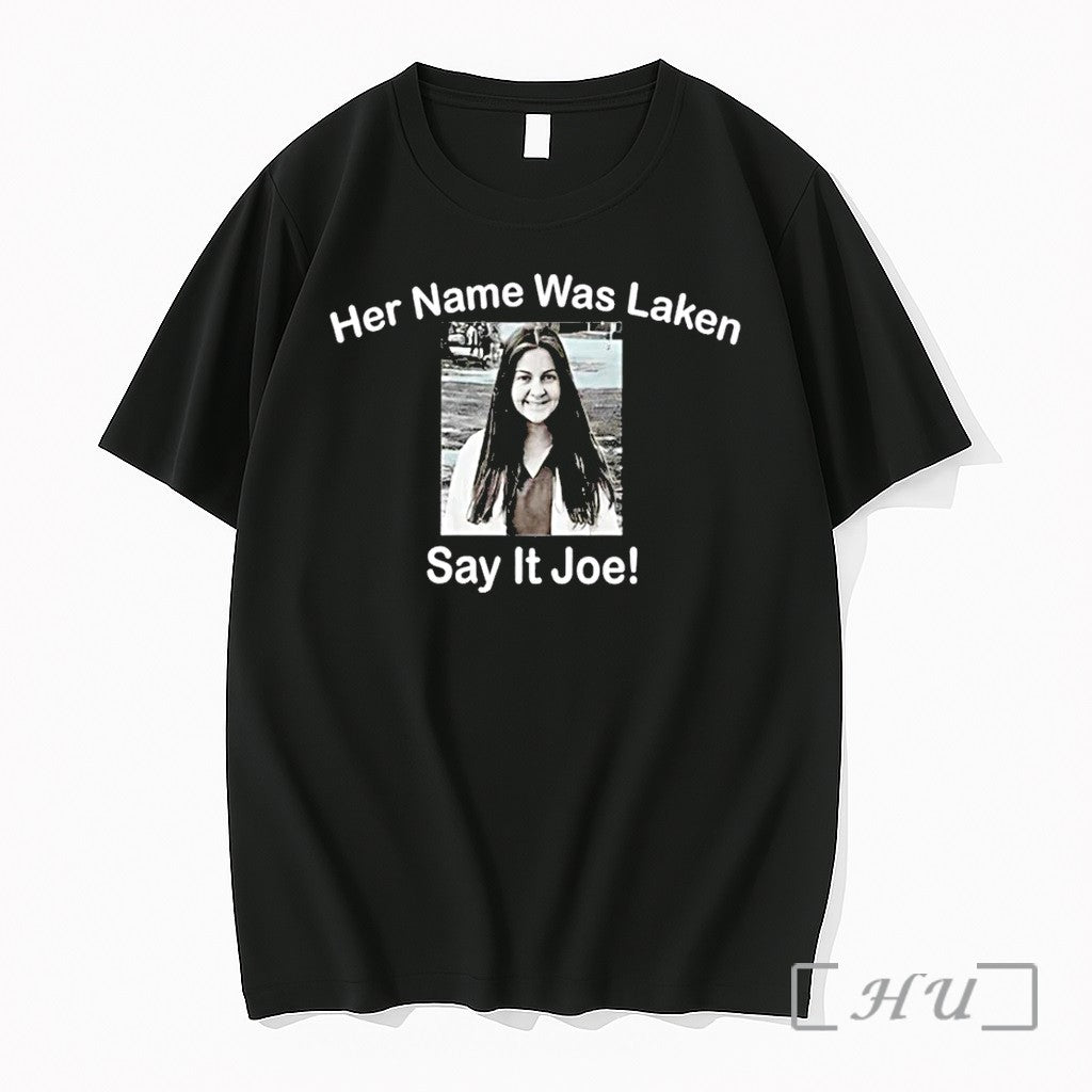 Laken Riley Her Name Was Say It Joe Sweater Jpg - Adult & Kids T-Shirts, Sweatshirts & Hoodies apparel design preview 1