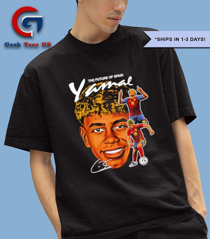 Lamine Yamal Spain National Team The Future Of - Adult & Kids T-Shirts, Sweatshirts & Hoodies apparel design preview 1
