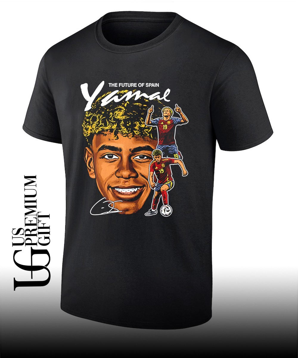 Lamine Yamal Spain National Team The Future Of - Adult & Kids T-Shirts, Sweatshirts & Hoodies apparel design preview 1