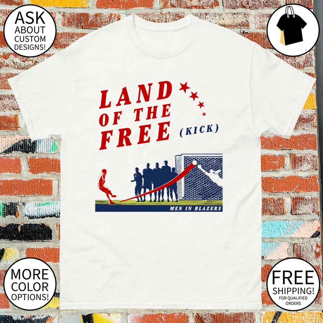 Land of the Free Kick Men in Blazers - Adult & Kids T-Shirts, Sweatshirts & Hoodies apparel design preview 1