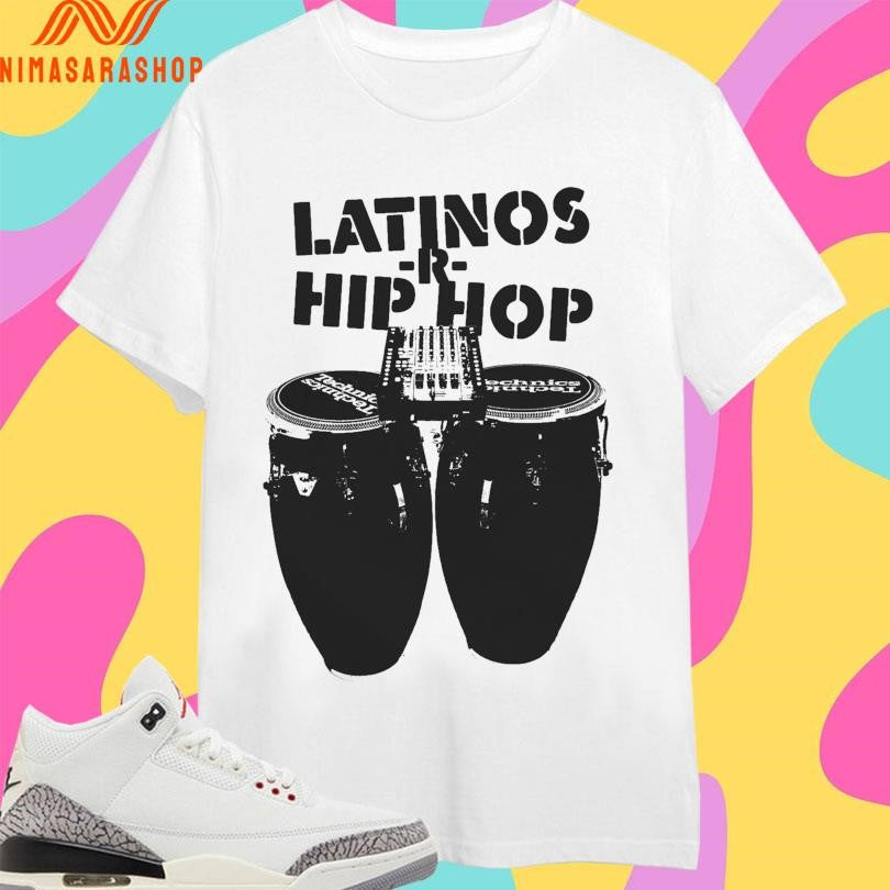 Latinos Are Hip Hop - Adult & Kids T-Shirts, Sweatshirts & Hoodies apparel design preview 1