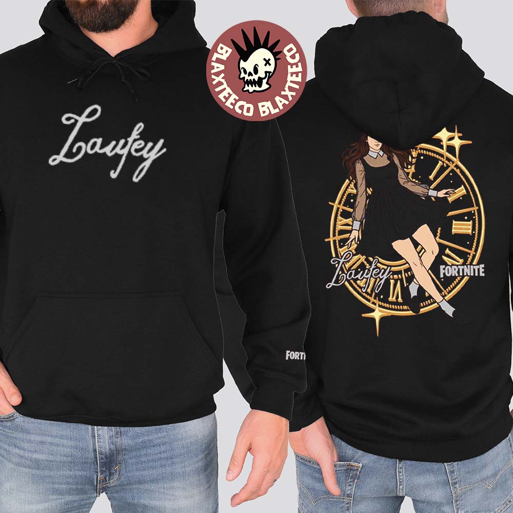 Laufey X Fortnite Clock - Adult & Kids T-Shirts, Sweatshirts & Hoodies apparel design preview 1