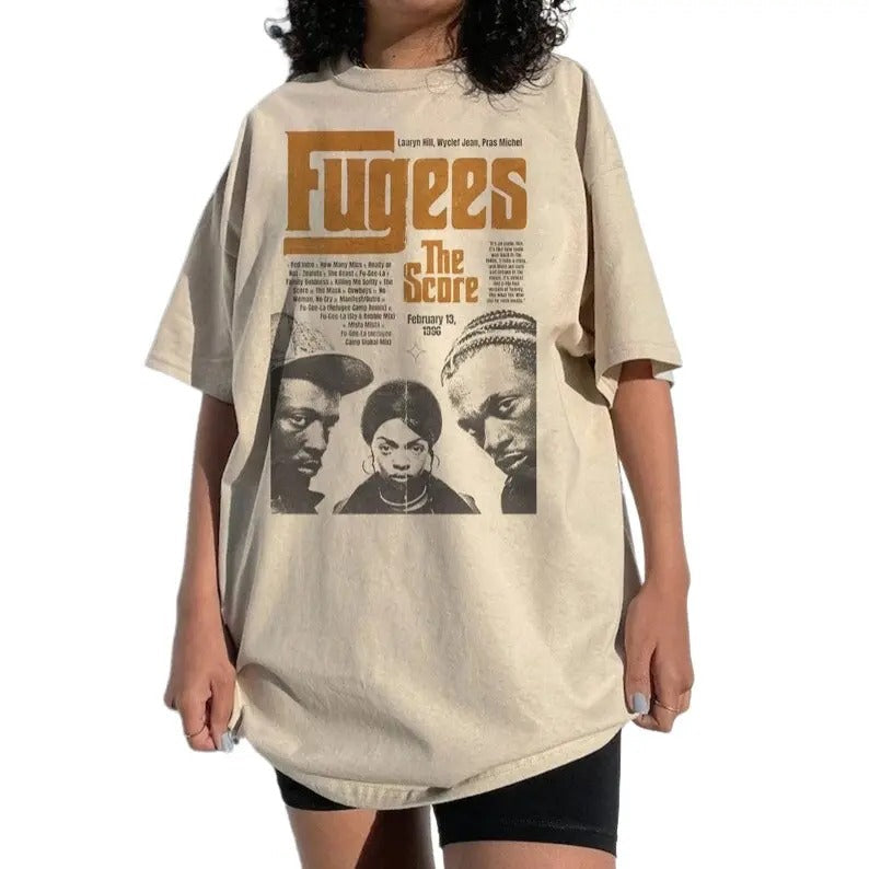 Lauryn 90s Music Fugees Score Fan Classic Cotton - Adult & Kids T-Shirts, Sweatshirts & Hoodies apparel design preview 1