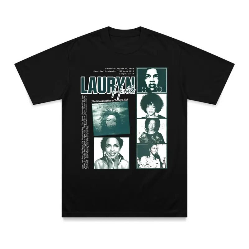 Lauryn Hill 90s Vintage Album Hip Hop Trending Cotton - Adult & Kids T-Shirts, Sweatshirts & Hoodies apparel design preview 1