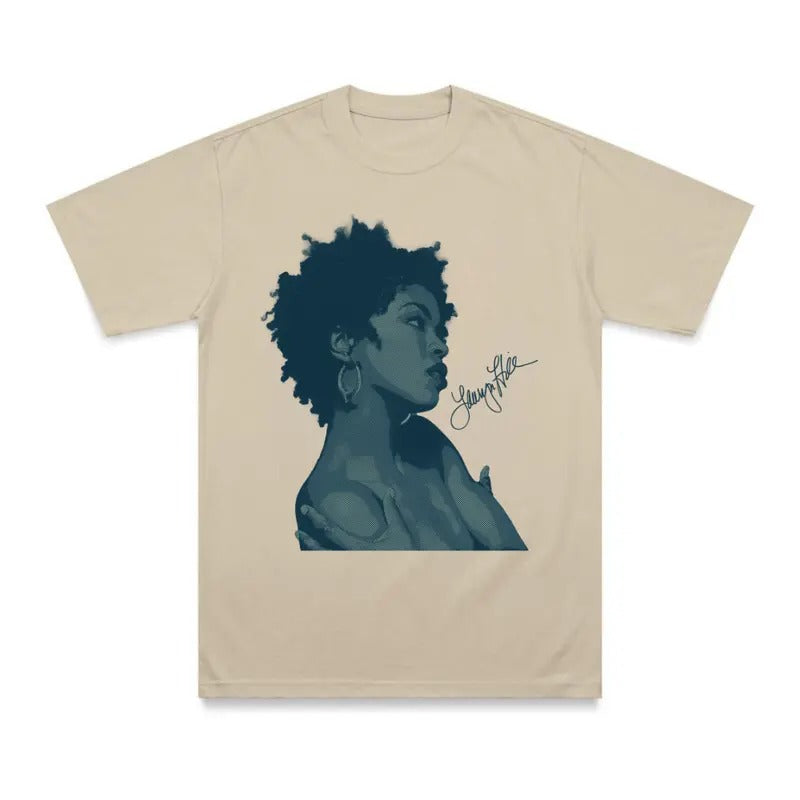 Lauryn Hill Signature Concert Fans Heavy Cotton Man - Adult & Kids T-Shirts, Sweatshirts & Hoodies apparel design preview 1