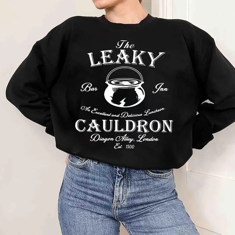 Leaky Cauldron Wizard World Book Reading Magic - Adult & Kids T-Shirts, Sweatshirts & Hoodies apparel design preview 1