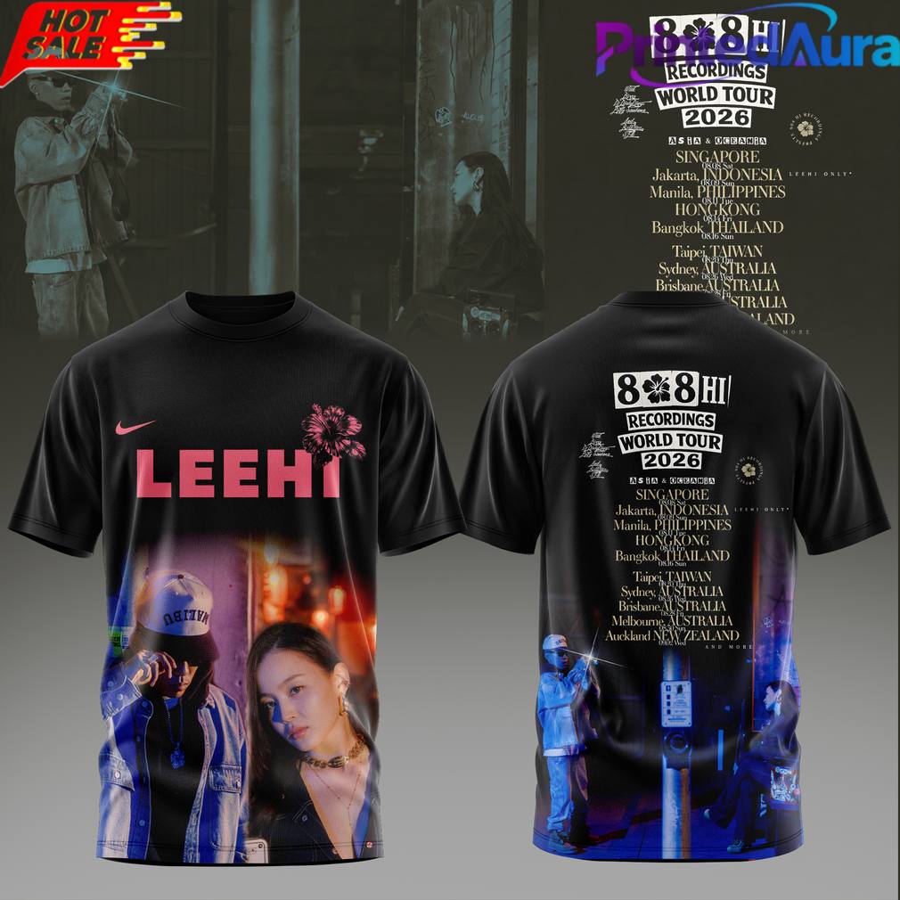 LeeHi x Dok2 808 HI Recordings World Tour 2026 - Adult & Kids T-Shirts, Sweatshirts & Hoodies apparel design preview 1