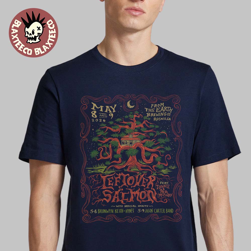 Leftover Salmon Roswell Georgia 2026 Venue Poster On - Adult & Kids T-Shirts, Sweatshirts & Hoodies apparel design preview 1