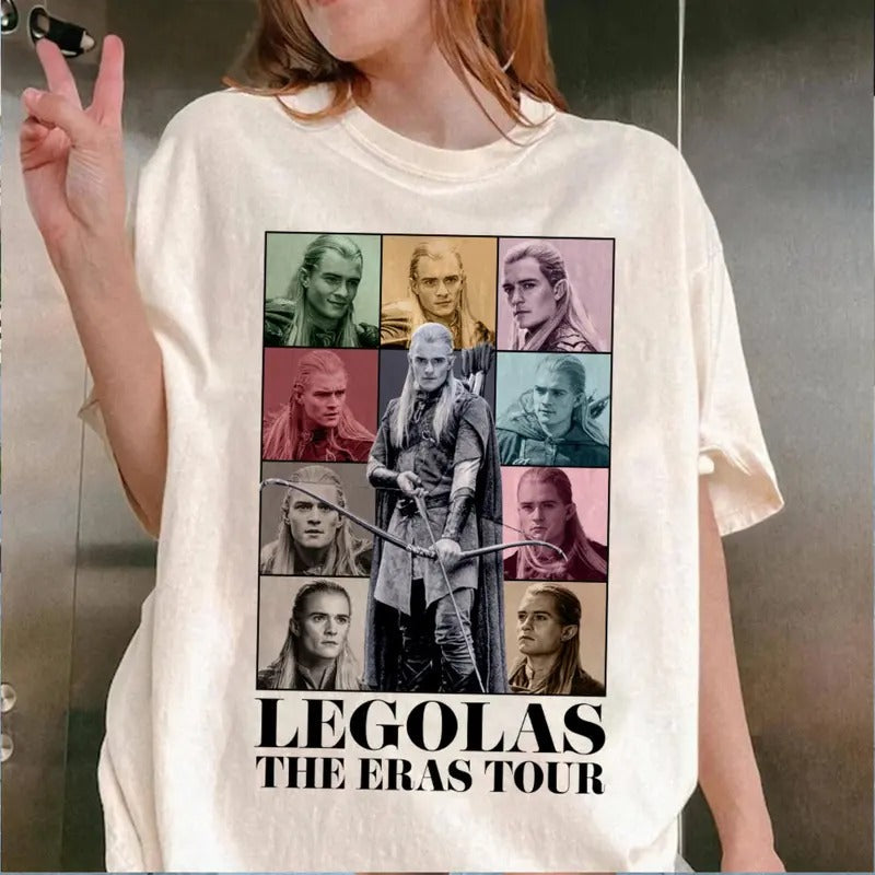 Legolas Eras Tour Lord Rings Movie LOTR Middle Earth - Adult & Kids T-Shirts, Sweatshirts & Hoodies apparel design preview 1
