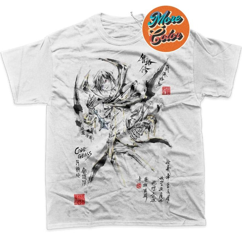 Lelouch Lamperouge Code Geass Anime Vintage Cotton - Adult & Kids T-Shirts, Sweatshirts & Hoodies apparel design preview 1