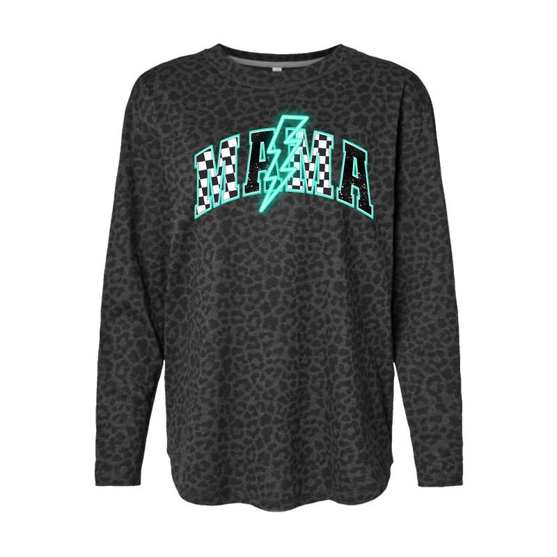 Leopard Print Relaxed Fit Neon Mama - Adult & Kids T-Shirts, Sweatshirts & Hoodies apparel design preview 1