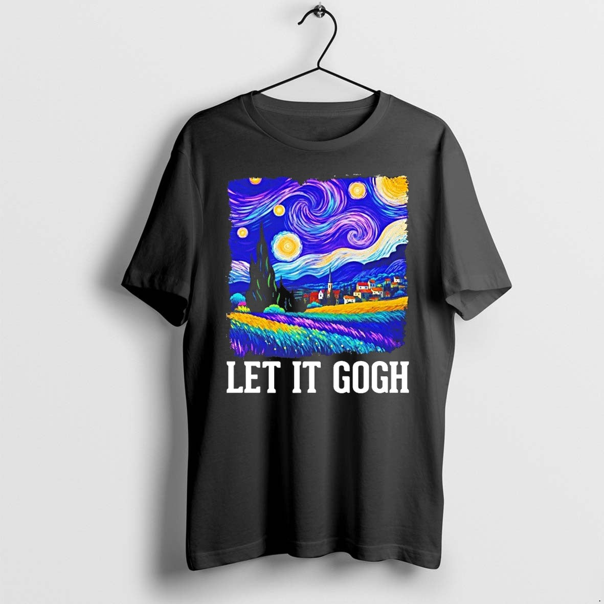 Let It Gogh Art Starry Night Sweater Jpg - Adult & Kids T-Shirts, Sweatshirts & Hoodies apparel design preview 1