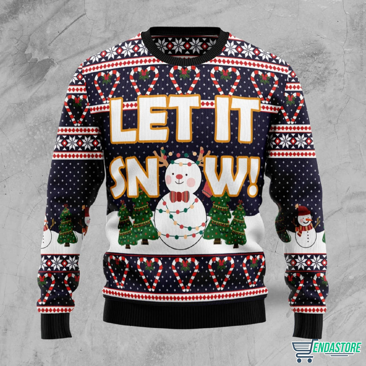 Let It Snow 3D Ugly Christmas Sweater - Holiday Gift product image