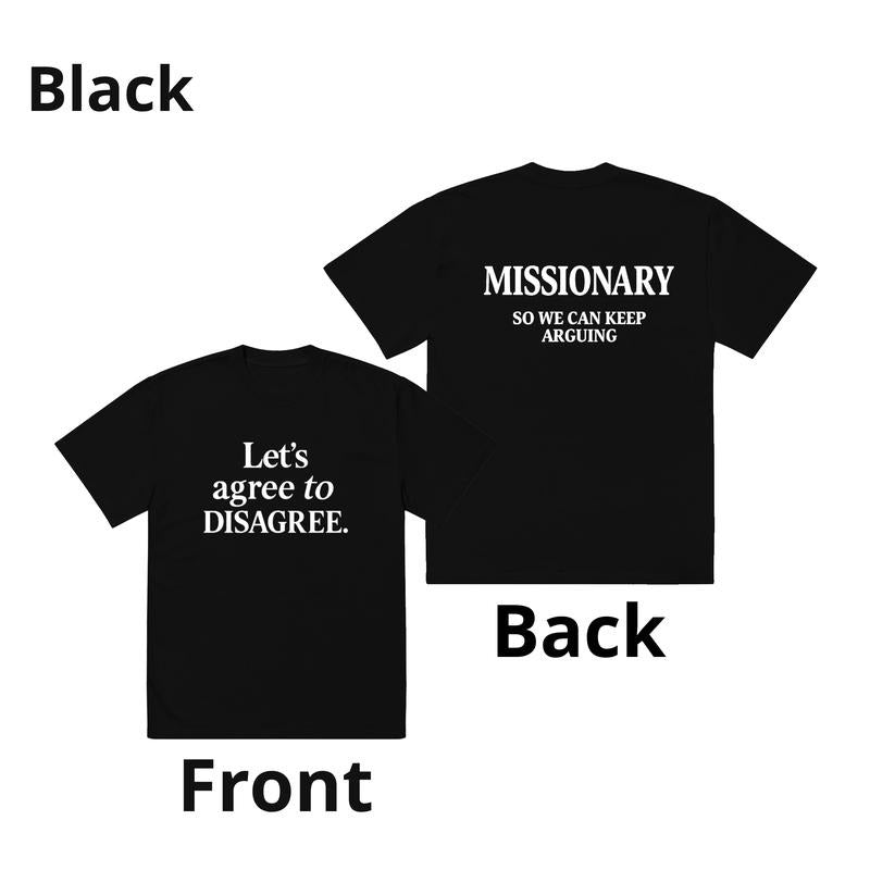 Let'S Agree Disagree Missionary So We Can Keep - Adult & Kids T-Shirts, Sweatshirts & Hoodies apparel design preview 1