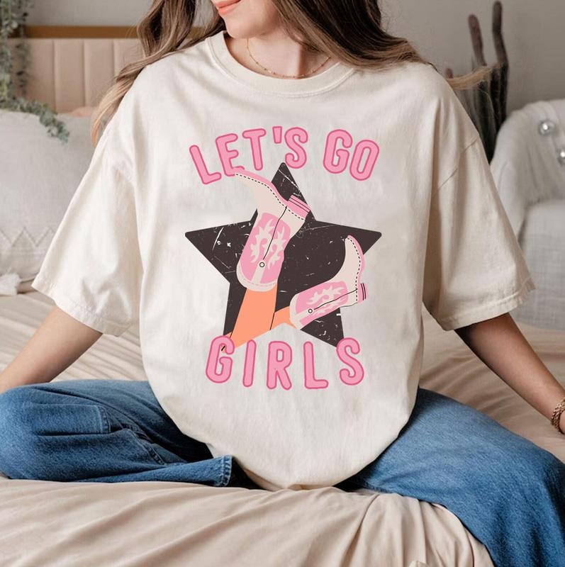 Let'S Go Child Rodeo Young Cowgirl Country Children'S - Adult & Kids T-Shirts, Sweatshirts & Hoodies apparel design preview 1