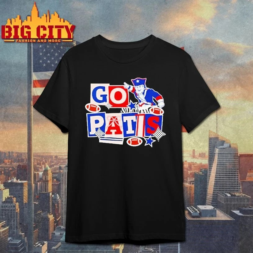 Let's Go For Pats - Adult & Kids T-Shirts, Sweatshirts & Hoodies apparel design preview 1