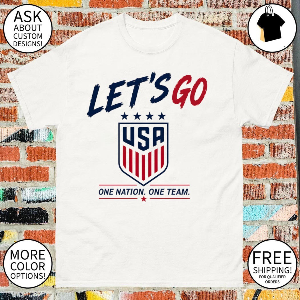 Let's Go Usa Soccer World Cup 2026 One Nation Team - Adult & Kids T-Shirts, Sweatshirts & Hoodies apparel design preview 1